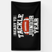 Fußball der 11. Klasse, bereit, wieder zur Schule Banner (Vertikal)