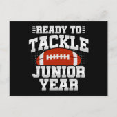 Fußball der 11. Klasse, bereit, wieder zur Schule  Postkarte (Vorderseite)