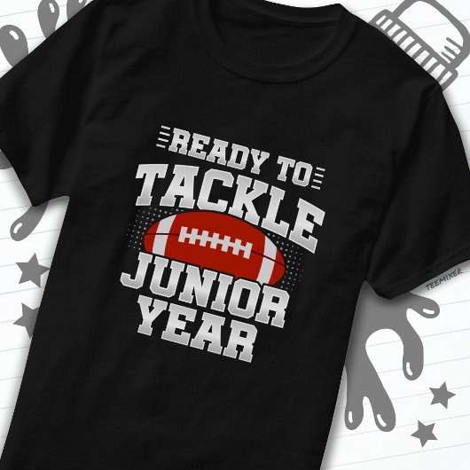 Fußball der 11. Klasse, bereit, wieder zur Schule T-Shirt