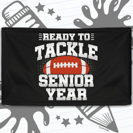 Fußball der 12. Klasse, bereit, wieder zur Schule  Banner