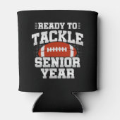 Fußball der 12. Klasse, bereit, wieder zur Schule Dosenkühler (Rückseite)