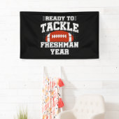 Fußball der 9. Klasse, bereit, um wieder zur Schul Banner (Insitu)