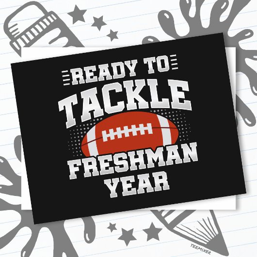 Fußball der 9. Klasse, bereit, um wieder zur Schul Postkarte