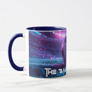 FUSSBALL - DER BALL IST RUND - FUSSBALL TASSE