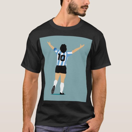 Fußball, der Bestste aller Zeiten T-Shirt (Vorderseite)