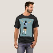 Fußball, der Bestste aller Zeiten T-Shirt (Vorne ganz)