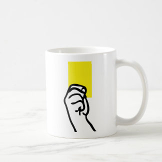 Fußball der gelben Karte Kaffeetasse