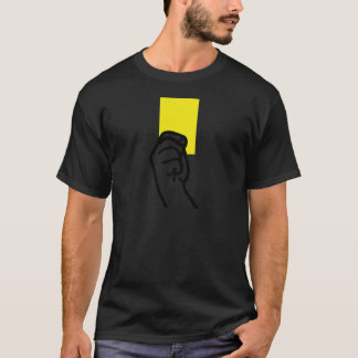 Fußball der gelben Karte T-Shirt