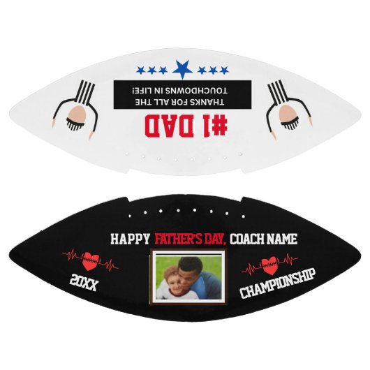 Fußball des personalisierten Vaters Football (Paneele)