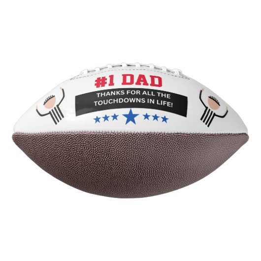 Fußball des personalisierten Vaters Football (Gedreht 90)