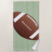 Fußball Design Beach Handtuch (Vorderseite)