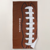 Fußball Design Beach Handtuch (Vorderseite)