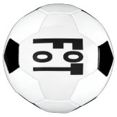 Fußball Design FOOT (Gedreht)