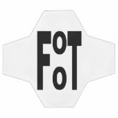 Fußball Design FOOT (Flach)