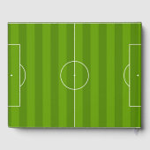 Fußball Design Gästebuch (Rückseite)