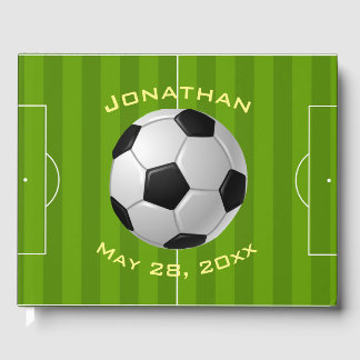 Fußball Design Gästebuch