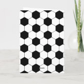 Fußball Design Geburtstagskarte Karte (Rückseite)