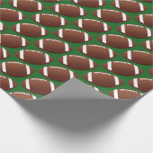 Fußball-Design Geschenkpapier (Ecke)