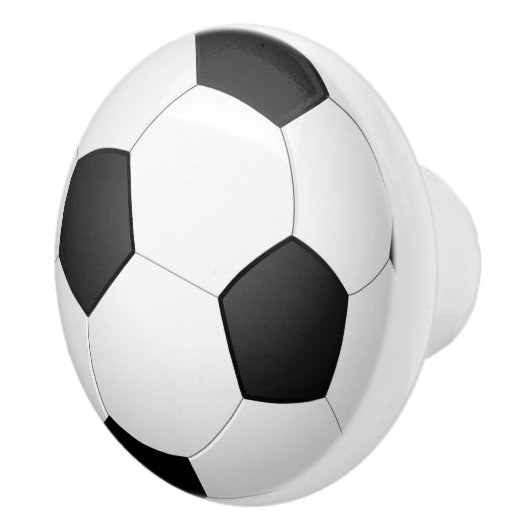 Fußball-Design Keramikknauf (Rechts)