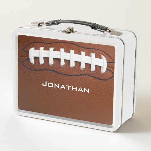 Fußball-Design Metall Lunch Box (Vorderseite)