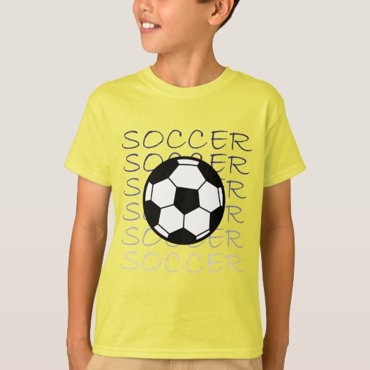 Fußball-Design T-Shirt (Vorderseite)