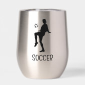 Fußball Design Thermal Wine Tumbler (Rückseite)