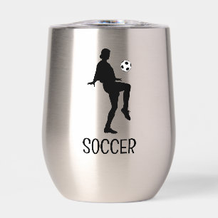 Fußball Design Thermal Wine Tumbler