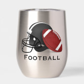 Fußball Design Thermal Wine Tumbler (Rückseite)