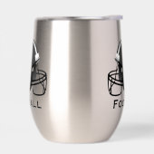 Fußball Design Thermal Wine Tumbler (Links)
