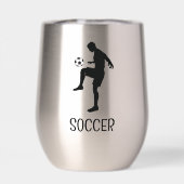 Fußball Design Thermal Wine Tumbler (Rückseite)