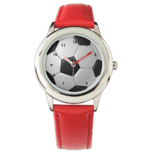Fußball-Design-Uhr Armbanduhr