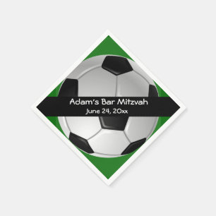 Fußball-Designpapier Napkins Serviette
