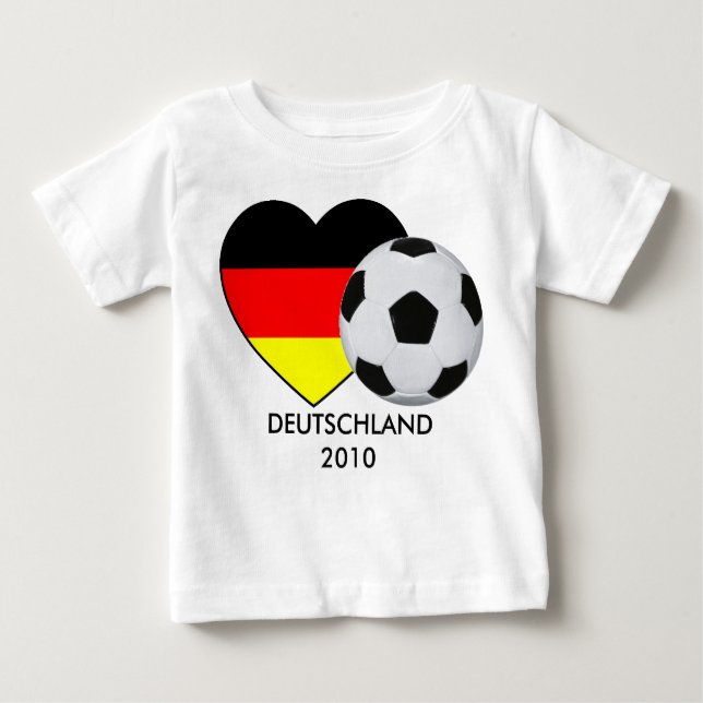 Fussball Deutschland Baby Shirt WM 2010 (Vorderseite)