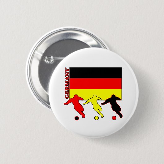 Fußball Deutschland Button (Vorne & Hinten)