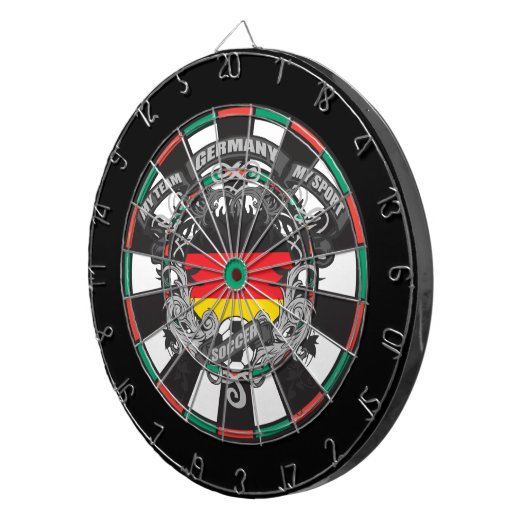 Fußball Deutschland Dartscheibe (Vorderseite rechts)