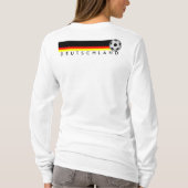 Fussball Deutschland Pullover Herz (Rückseite)