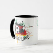 Fußball Deutschlands Deutschland fußball Tasse (Vorderseite Links)