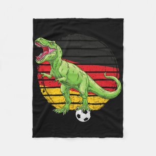 Fußball Dino Trex Deutsche Trikot Deutschland Flag Fleecedecke