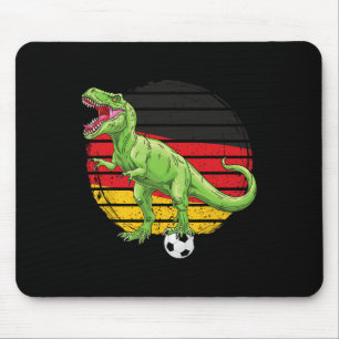 Fußball Dino Trex Deutsche Trikot Deutschland Flag Mousepad