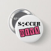 Fußball-Diva Button (Vorne & Hinten)