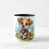 Fußball-Dog Too Tasse (Zentrum)