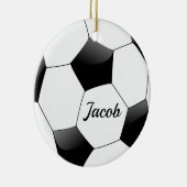 Fußball-Doppelseitiges Ornament Runde (Rechts)