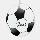 Fußball-Doppelseitiges Ornament Runde (Links)