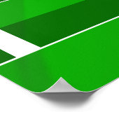 Fußball Dreams Fußball Feld und Wolken Futbol Feld Poster (Ecke)