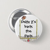 Fußball, Dreieck Z'sbackthePack Button (Vorne & Hinten)