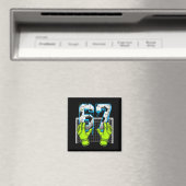 Fußball Drip 67 Six Seven Lustiges Gen Alpha Meme Magnet (In Situ (Geschirrspüler))