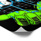 Fußball Drip 67 Six Seven Lustiges Gen Alpha Meme  Poster (Ecke)