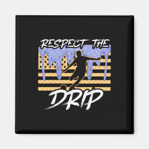 Fußball-Drip-Boys tropfen Eiscreme Respektiere den Magnet