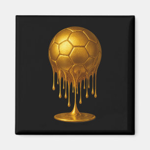 Fußball Drip Drippy Gold Spirit Wear Spieltags Jun Magnet