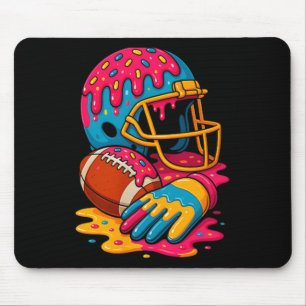 Fußball Drip Jungen Fußball Eiscreme Streusel Res Mousepad
